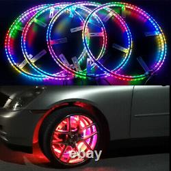 LED Wheel Lights Moving Color Kit Wireless for Infiniti G25 G35 G37 350Z 370Z