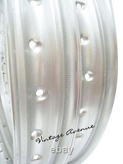 Lg4022yamaha Dt250 Dt360 Dt400 Aluminium (silver) Front 21+rear 18 Wheel Rim