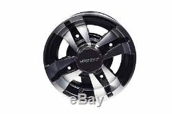 MASSFX Machined Rims 10x5 4/156 Front & 9x8 4/115 Rear Wheels For Yamaha Banshee