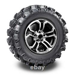 MCKINLEY UTV ATV Tires 26X9-12 & 26X12-12 6 Ply Full Set Super Mud Offroad X611