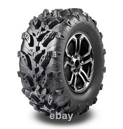 MCKINLEY UTV ATV Tires 26X9-12 & 26X12-12 6 Ply Full Set Super Mud Offroad X611