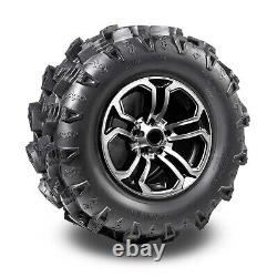 MCKINLEY UTV ATV Tires 26X9-12 & 26X12-12 6 Ply Full Set Super Mud Offroad X611