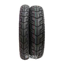 MMG TIRE SET COMBO Front Tire 90/90-18 and Rear Tire 130/90-15 for Motorcycles