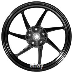 MOS AK07 Forged Alloy Wheels for Kymco AK550 18-24 and AK550 Premium 22-24 Black