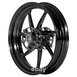 MOS AK07 Forged Alloy Wheels for Kymco AK550 18-24 and AK550 Premium 22-24 Black