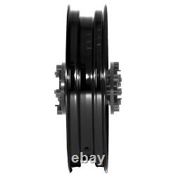 MOS AK07 Forged Alloy Wheels for Kymco AK550 18-24 and AK550 Premium 22-24 Black