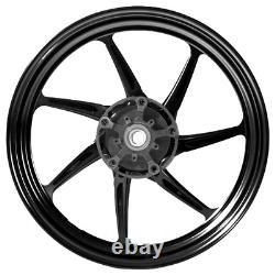 MOS AK07 Forged Alloy Wheels for Kymco AK550 18-24 and AK550 Premium 22-24 Black