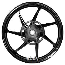 MOS AK07 Forged Alloy Wheels for Kymco AK550 18-24 and AK550 Premium 22-24 Black