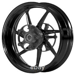 MOS AK07 Forged Alloy Wheels for Kymco AK550 18-24 and AK550 Premium 22-24 Black