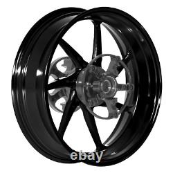MOS AK07 Forged Alloy Wheels for Kymco AK550 18-24 and AK550 Premium 22-24 Black