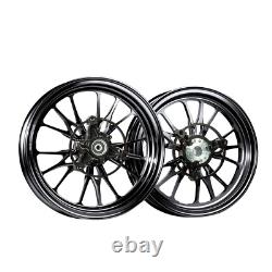 MOS GR15 Forged Aluminum Alloy Rims Wheels for Yamaha Zuma 125 2022-2025 Black