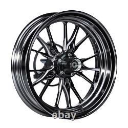 MOS GR15 Forged Aluminum Alloy Rims Wheels for Yamaha Zuma 125 2022-2025 Black