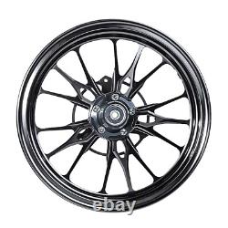 MOS GR15 Forged Aluminum Alloy Rims Wheels for Yamaha Zuma 125 2022-2025 Black