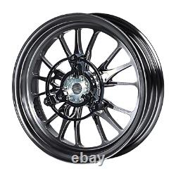 MOS GR15 Forged Aluminum Alloy Rims Wheels for Yamaha Zuma 125 2022-2025 Black