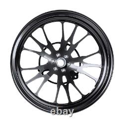 MOS GR15 Forged Aluminum Alloy Rims Wheels for Yamaha Zuma 125 2022-2025 Black
