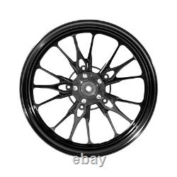 MOS XR15 Forged Aluminum Alloy Rims Wheels for Yamaha Zuma 125 2016-2021 Black
