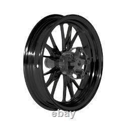 MOS XR15 Forged Aluminum Alloy Rims Wheels for Yamaha Zuma 125 2016-2021 Black
