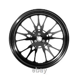 MOS XR15 Forged Aluminum Alloy Rims Wheels for Yamaha Zuma 125 2016-2021 Black