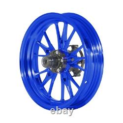 MOS XR15 Forged Aluminum Alloy Rims Wheels for Yamaha Zuma 125 2016-2021 Blue
