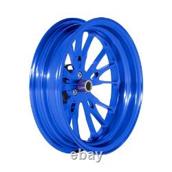 MOS XR15 Forged Aluminum Alloy Rims Wheels for Yamaha Zuma 125 2016-2021 Blue