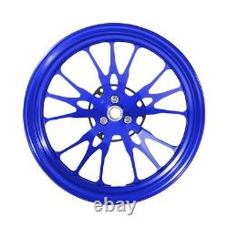 MOS XR15 Forged Aluminum Alloy Rims Wheels for Yamaha Zuma 125 2016-2021 Blue