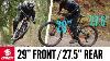 Mountain Bike Wheel Size Experiment Riding With A 29er Front U0026 27 5 Rear