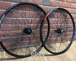 Mountain Bike Wheels Front & Rear Shimano Hub Alex DP20 Rim Quando Bearings 26
