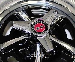 NEW! Ford Mustang Magnum 500 Wheels 15 x 7 Set Complete With Caps Nuts Spinners