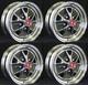 NEW! Ford Mustang Styled Steel GT Wheels 14 x 5 Set of Complete with Caps Nuts