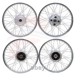 NEW Honda ST90 K0 K1 K2 1973-1975 Complete Front&Rear Rims with Hubs+Spokes