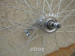 New 26'' X 1.75 Heavy Duty Spokes Chrome Bicycle Rim Set, For Cruiser