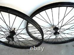 New 26 x 2.125 Steel Front & Rear Coaster Wheel 36 Spoke 12gUCP 3/8 Axle black