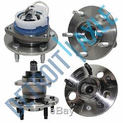 New 4pc Front & Rear Wheel Hub and Bearing Assembly for GM FWD withABS