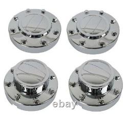 New Alcoa Alloy Wheel Center Caps Set For 2011-2017 Dodge Ram 3500 1-ton Dually