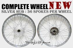 New Honda Cs90 S90 Cl90 S90z Front-rear Wheel Rim + Hub + Spoke F9s+r6s