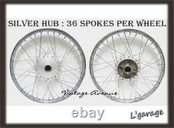 New Honda Passport C70 1980-1983 Front-rear Wheel Rim +hub +spoke F6s+r4.1s