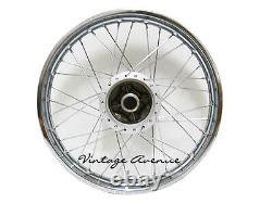 New Honda Sl125 K0-'73 Xl125 K0-'76 Front-rear Wheel Rim+hub+spoke F11s+r10s