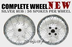 New Honda St90 K0/k1/k2 1973-1975 Front-rear Wheel Rim +hub +spoke F12s+r11s