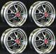 New! Mustang Style Styled Steel GT Wheels 15 x 7 Set of Complete With Caps, Nuts