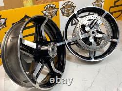 OEM Harley 09-26 Touring 2024 2025 Street Glide Front & Rear Wheels/Rotors