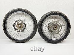 OEM Wheel Set 21/18 Inch Fits Yamaha WR400F 1998-2000 Front Rear Rim Sprocket
