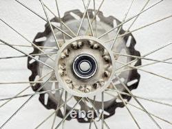 OEM Wheel Set 21/18 Inch Fits Yamaha WR400F 1998-2000 Front Rear Rim Sprocket