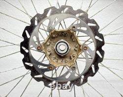 OEM Wheel Set 21/18 Inch Fits Yamaha WR400F 1998-2000 Front Rear Rim Sprocket