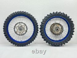 OEM Wheel Set 21/19 Fits Yamaha YZ450F 2014-2026 Front Rear Rim B2W-25302-30-00