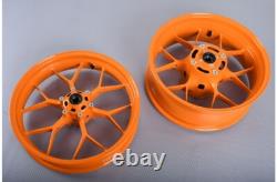 Orange Front + Rear Wheels Rims 4,4/5,9Kg HONDA CBR 1000 RR 1000RR 2012-2016
