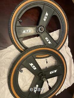 Original Gt Bmx Fan Mags Front & Rear 20tires Tyres Rims Wheels Performer Dyno