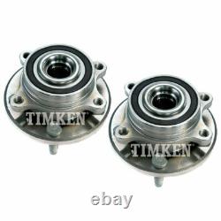 Pair TIMKEN Front Rear Wheel Bearing Hub For Lincoln MKS Ford Edge Taurus Flex