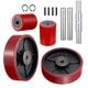 Pallet Jack Truck Wheels Replacement Kit 20mm ID Bearings Steer Wheel Load Wheel