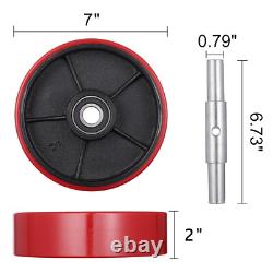 Pallet Jack Truck Wheels Replacement Kit 20mm ID Bearings Steer Wheel Load Wheel