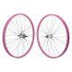 Pink 26 x 1.75 Alloy Bicycle WheelSet Front /Rear Cruiser Lowrider Bikes